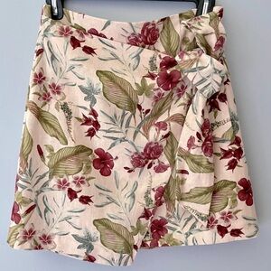 Maison d’amélie Floral Skirt - Pink and Green